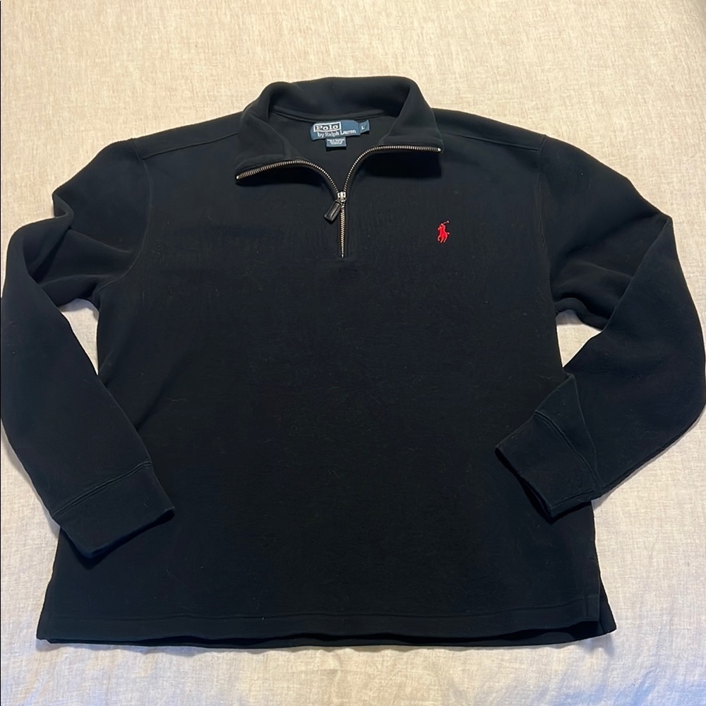 Polo Ralph Lauren Black Quarter-Zip Pullover